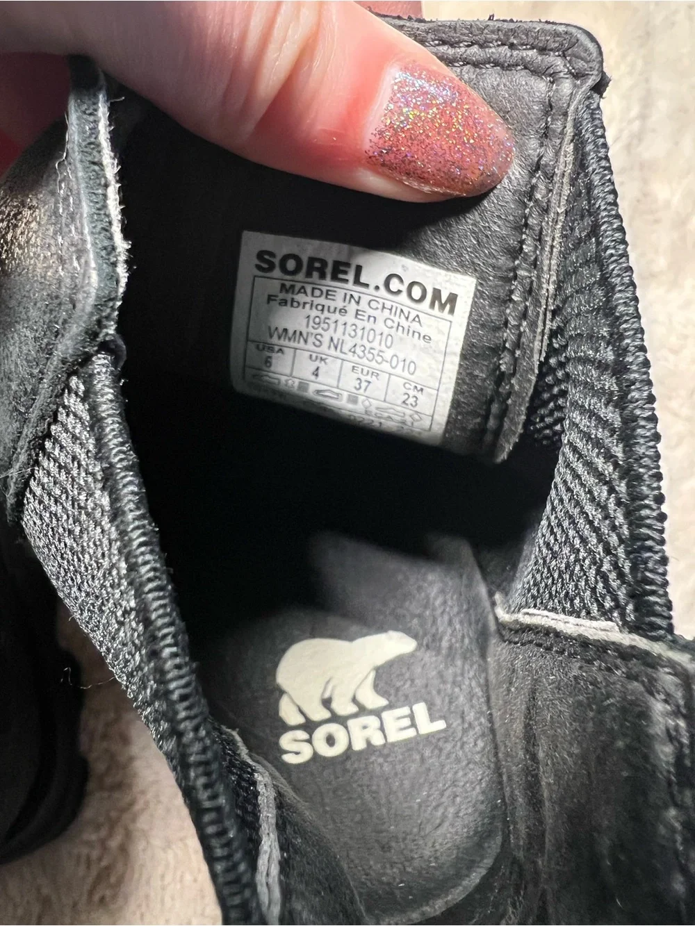 Sorel Women's Joan of Arctic Wedge III Chelsea Boots Size 6